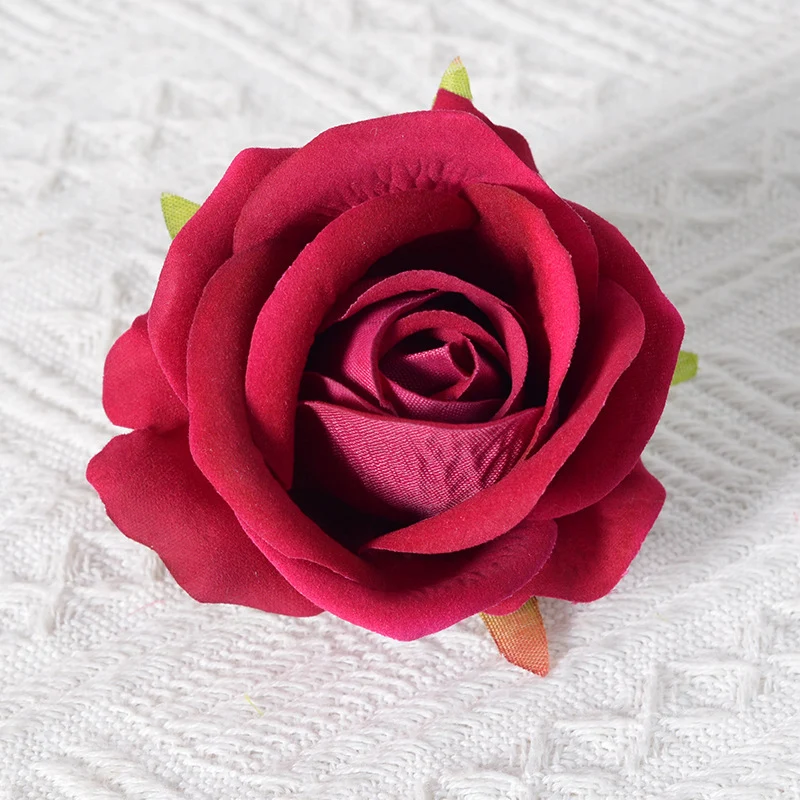 Dekorativer Samt Rose Pins Brosche