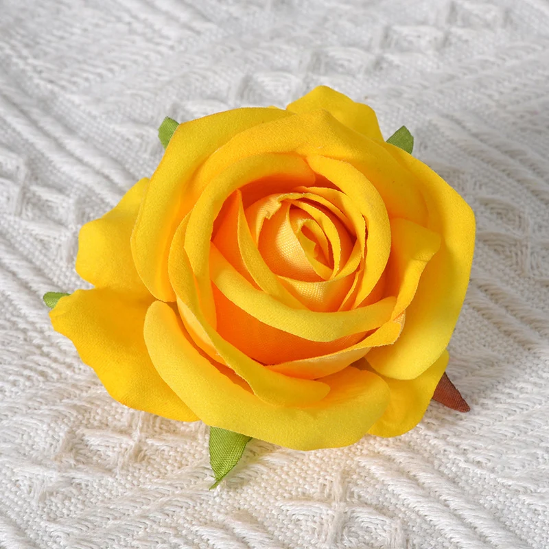 Dekorativer Samt Rose Pins Brosche