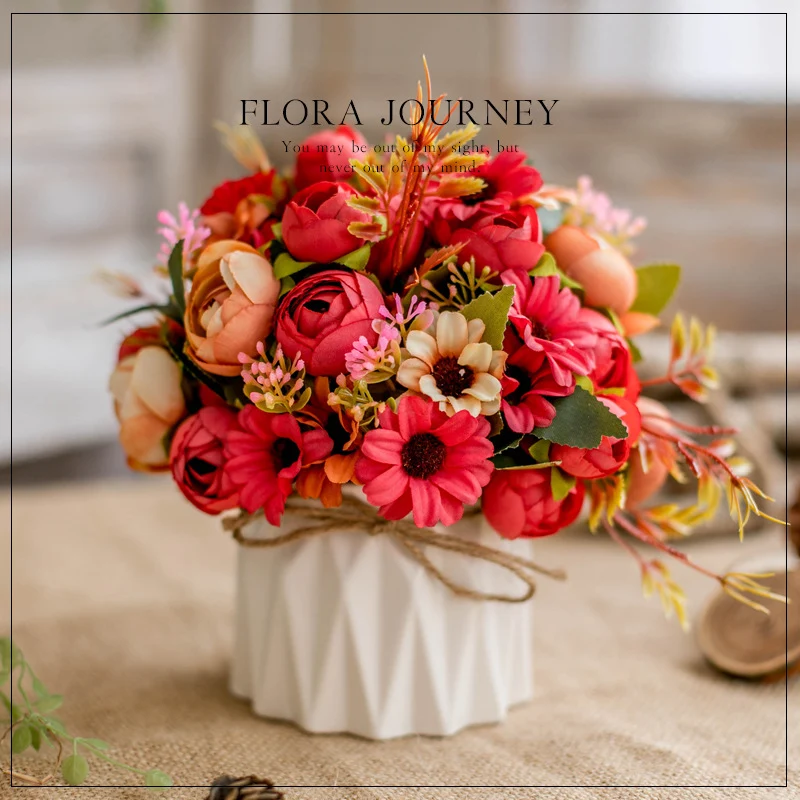 Florales Mittelstück Blumenstrauß