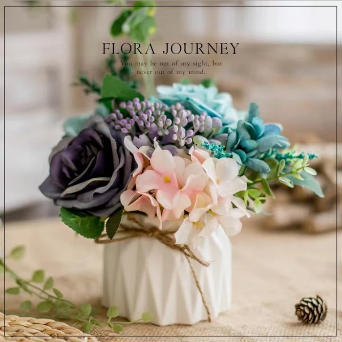 Florales Mittelstück Blumenstrauß