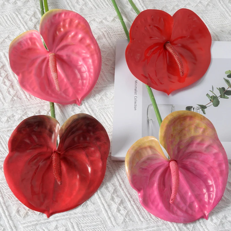 Dekorativer künstlicher Anthurium-Blumenstiel