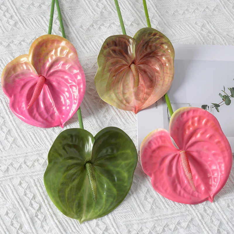 Dekorativer künstlicher Anthurium-Blumenstiel