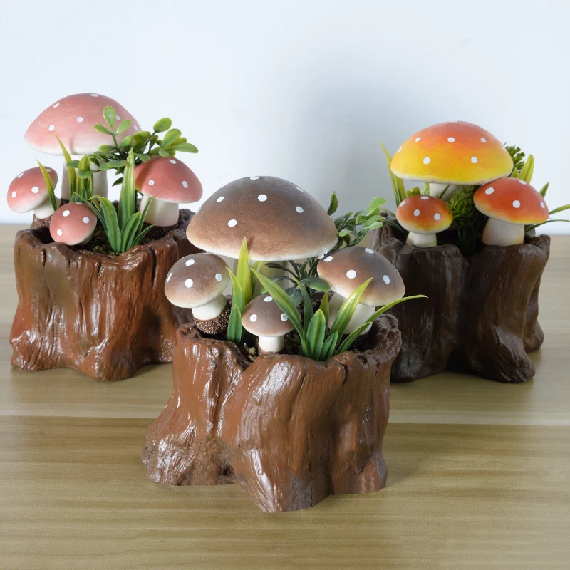 Dekorative Pilzpflanzen-Skulptur