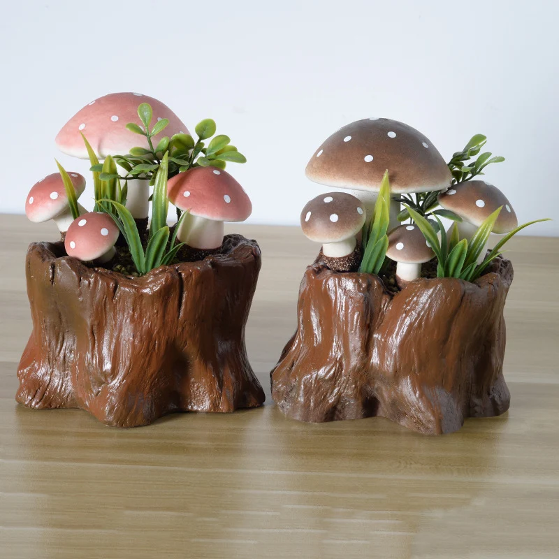 Dekorative Pilzpflanzen-Skulptur