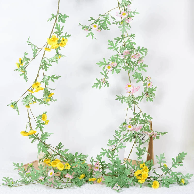 Dekorative Blumenvine Girlande