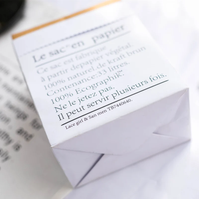 Wiederverwendbare umweltfreundliche Papiertüte
