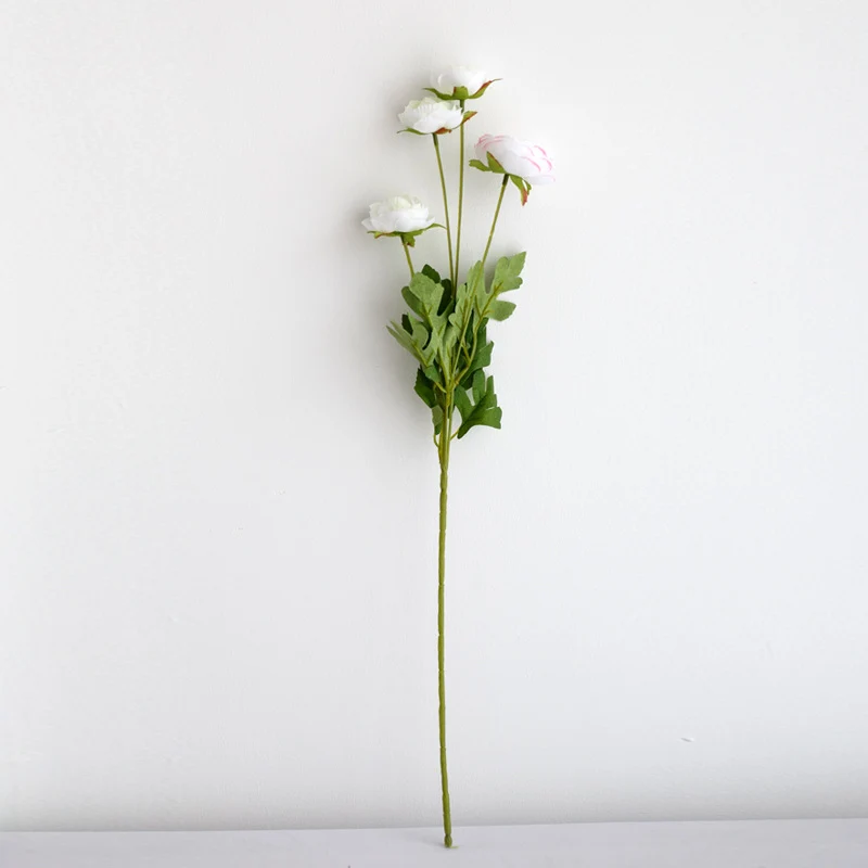Realistische Pfingstrosenblüte Stiel