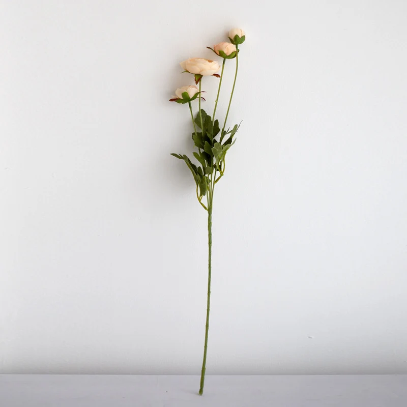 Realistische Pfingstrosenblüte Stiel