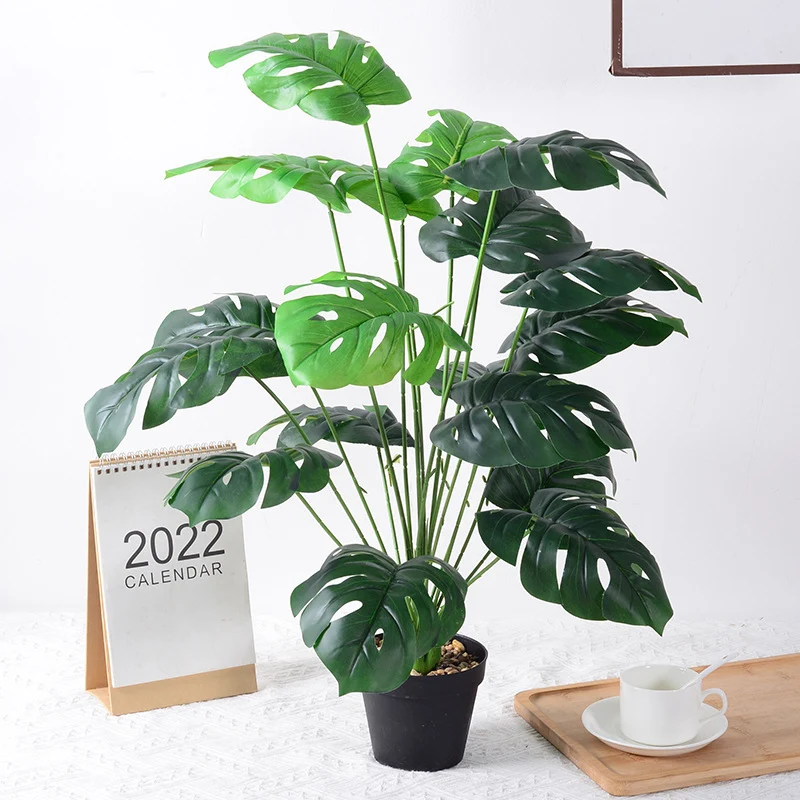 Künstliche Monstera-Blattpflanze