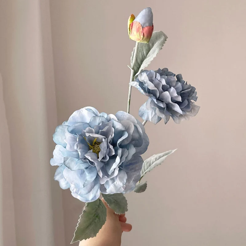 Realistische Pfingstrose Blumenstiel