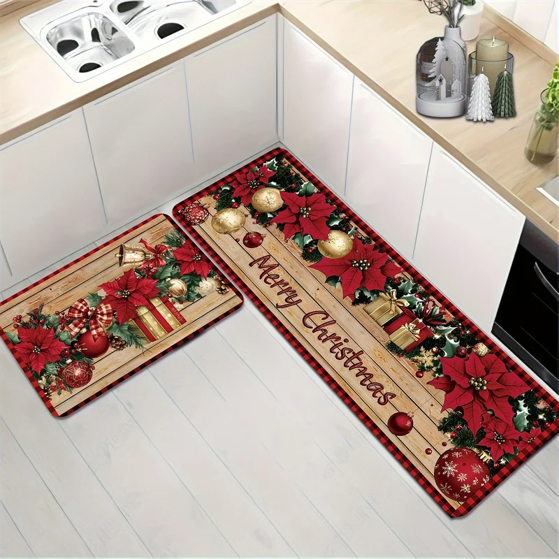 Festliche Winter-Themen Küchenmatte