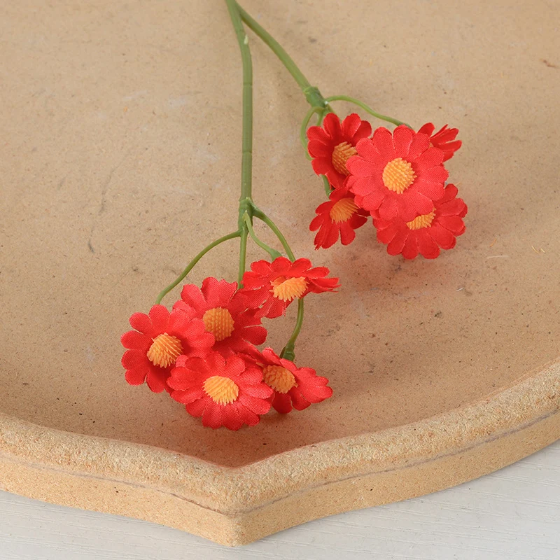 Künstliche Stoff Blumenstiel Dekoration