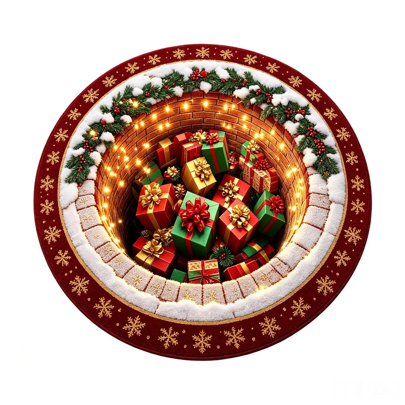 Festliches Weihnachtsbaumrock