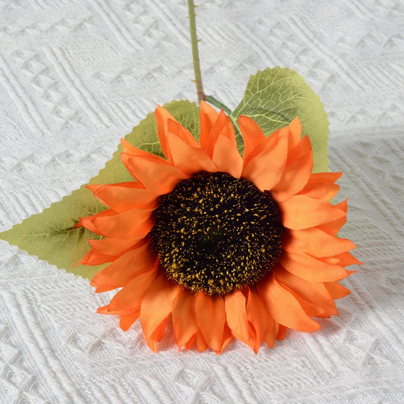 Dekorativer Stoff Sonnenblumenstängel