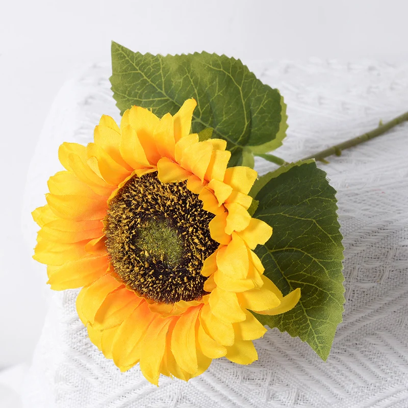 Dekorativer Stoff Sonnenblumenstängel