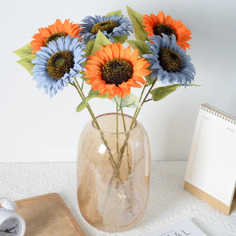 Dekorative Stoff Sonnenblumen Akzent