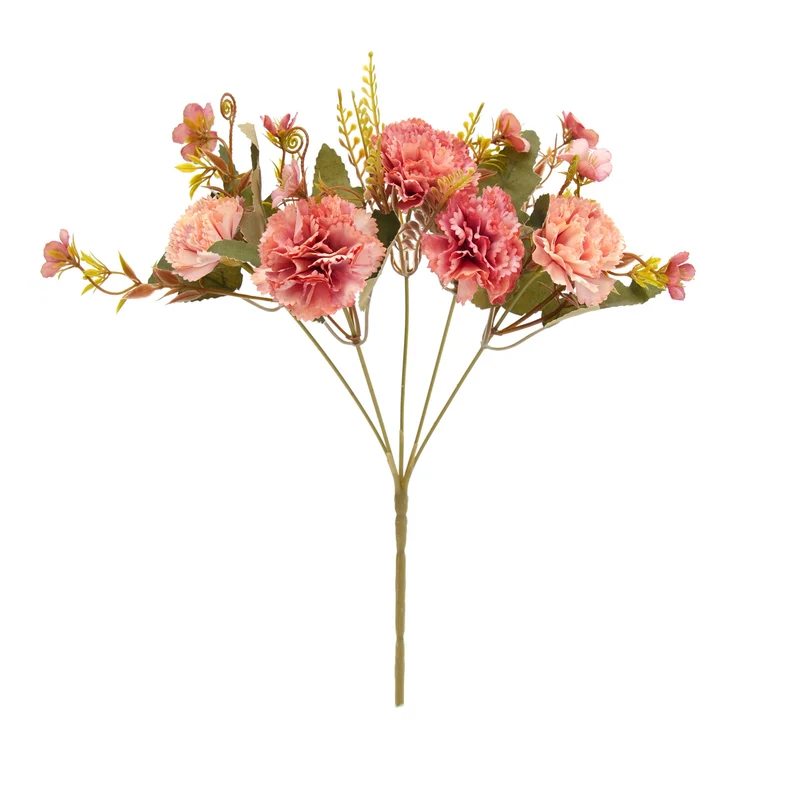 Lebensnahe Nelke Blumenspiess Dekoration
