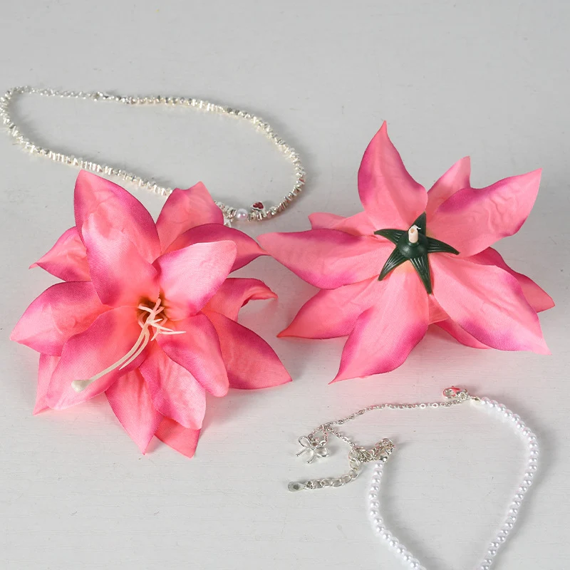 Blumenakzent Haarspange