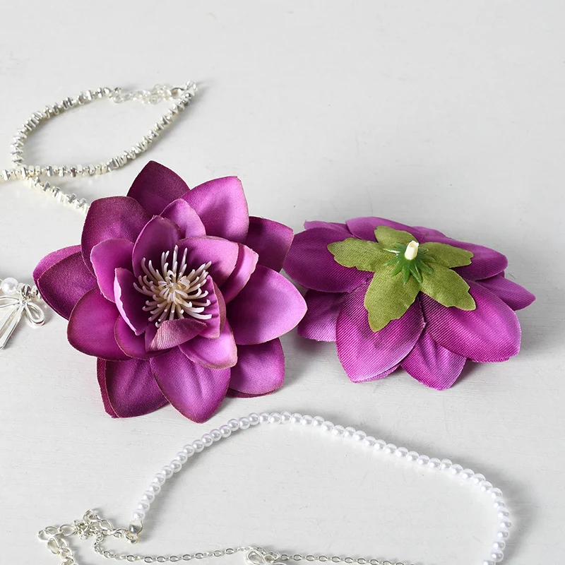 Elegante Seidenblumen-Haaraccessoires