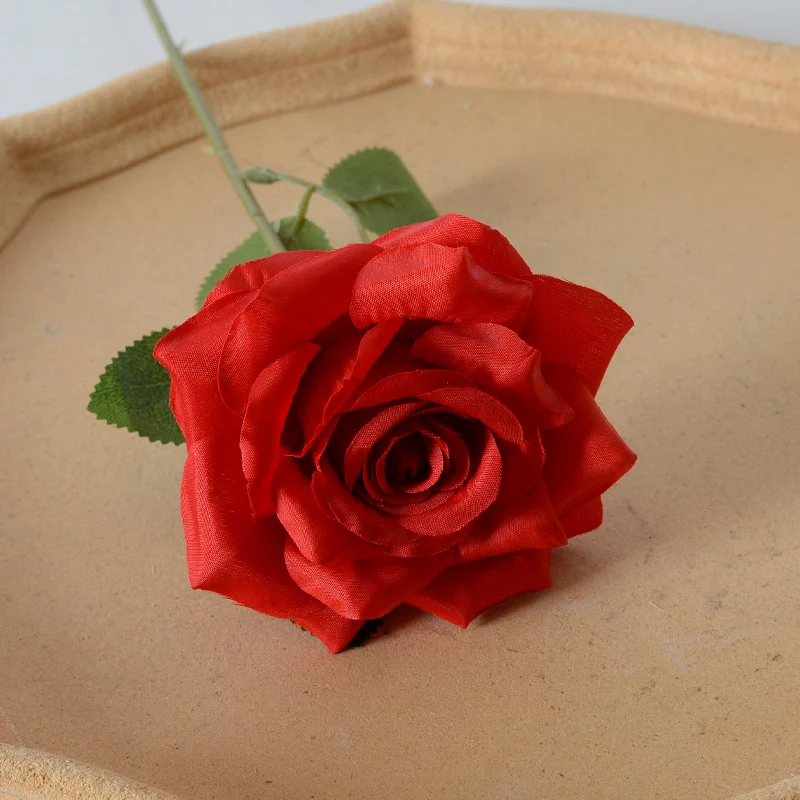 Elegantes Seiden schwarzes Rose Haaraccessoire