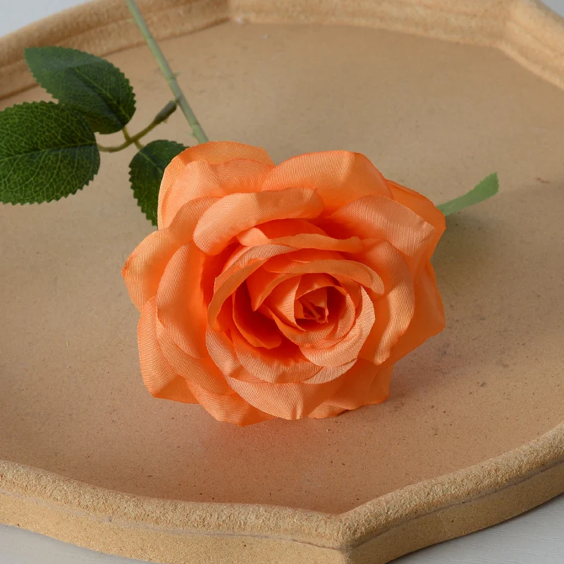 Elegantes Seiden schwarzes Rose Haaraccessoire