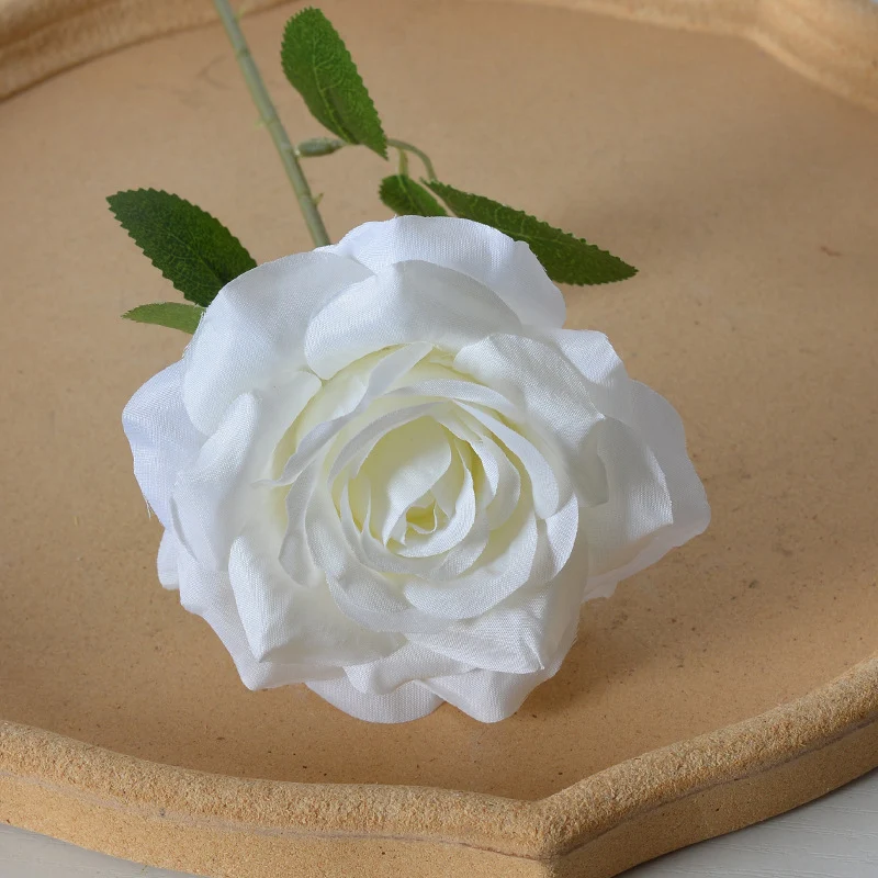 Elegantes Seiden schwarzes Rose Haaraccessoire