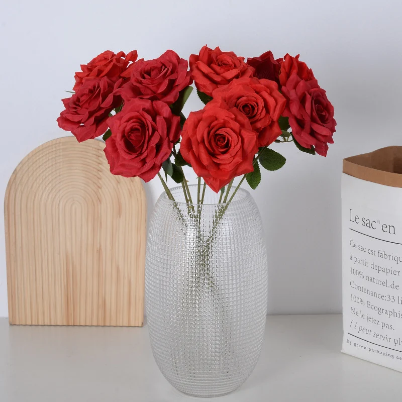 Elegantes Seiden schwarzes Rose Haaraccessoire
