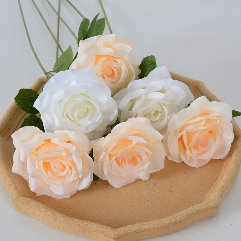 Elegantes Seiden schwarzes Rose Haaraccessoire