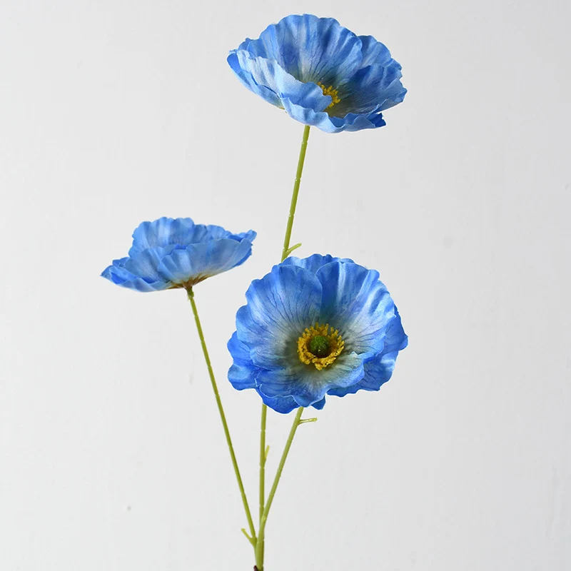 Dekorativer künstlicher Mohnblumenstängel
