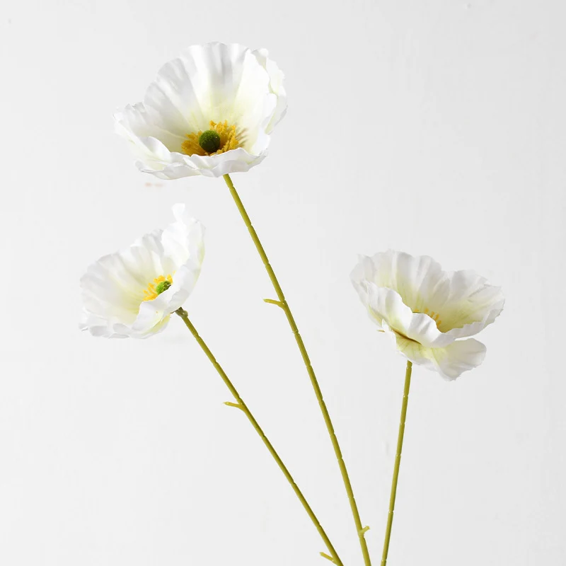 Dekorativer künstlicher Mohnblumenstängel