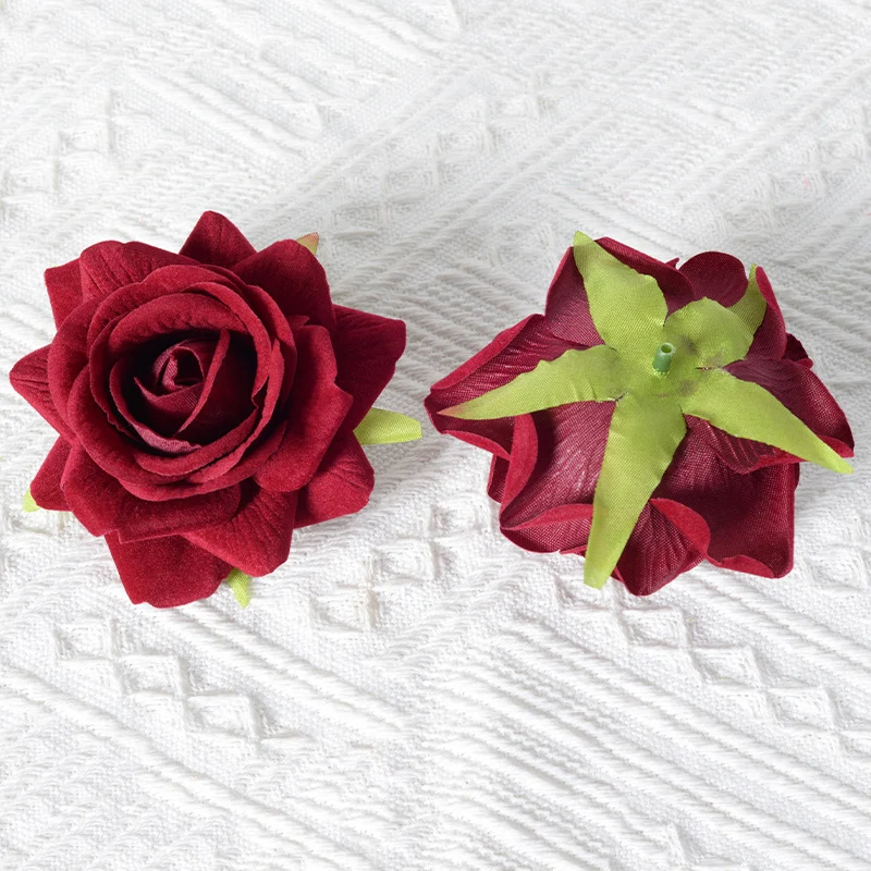 Elegante Stoff-Rosen-Haarspange