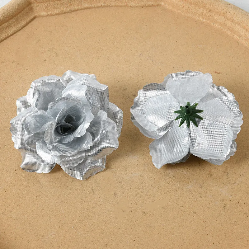 Elegante Stoffblumen-Haarspangen