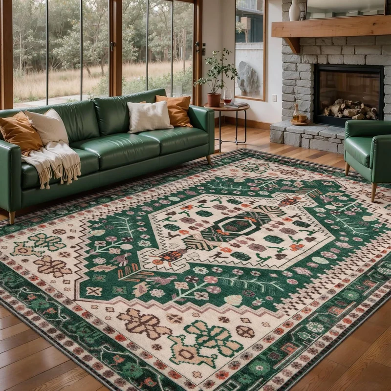 Bohemian-inspirierter Teppich