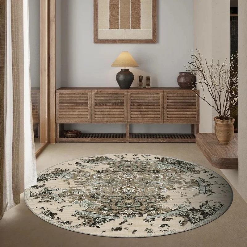 Eleganter runder Teppich