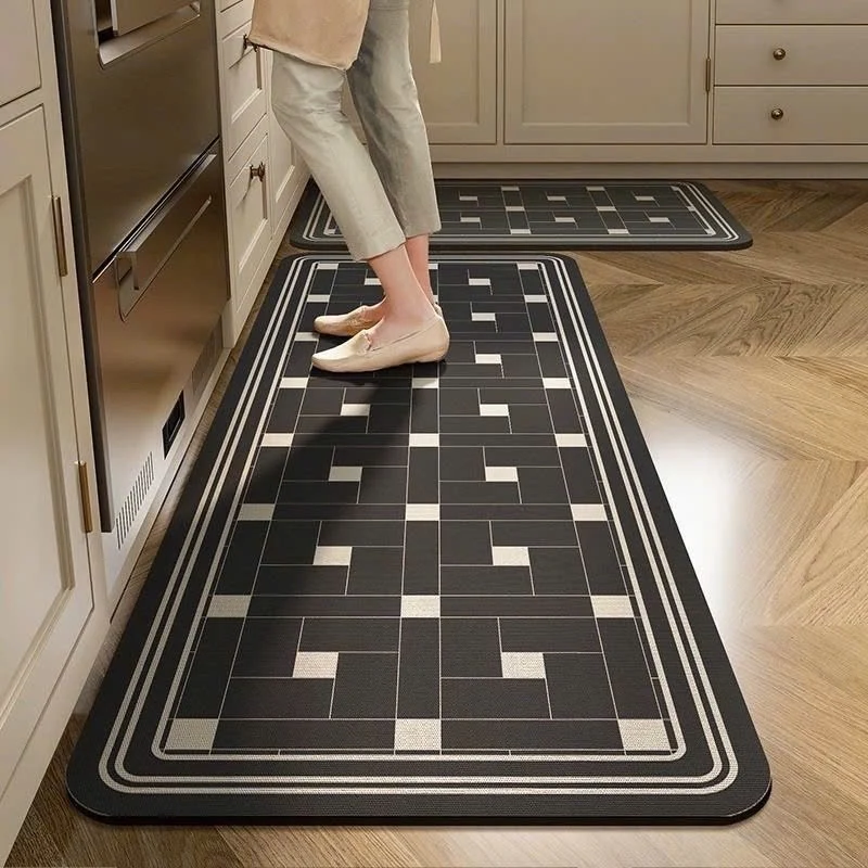 Modern geometrischer Küchenläufer Teppich