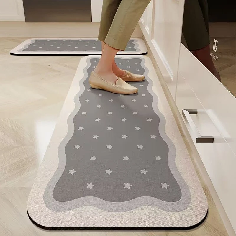 Modern geometrischer Küchenläufer Teppich