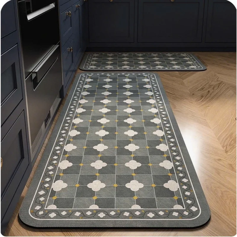 Modern geometrischer Küchenläufer Teppich