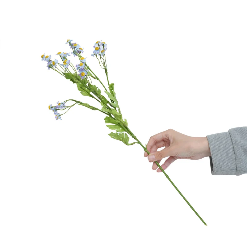 Realistische gelbe Wildblumenstiel