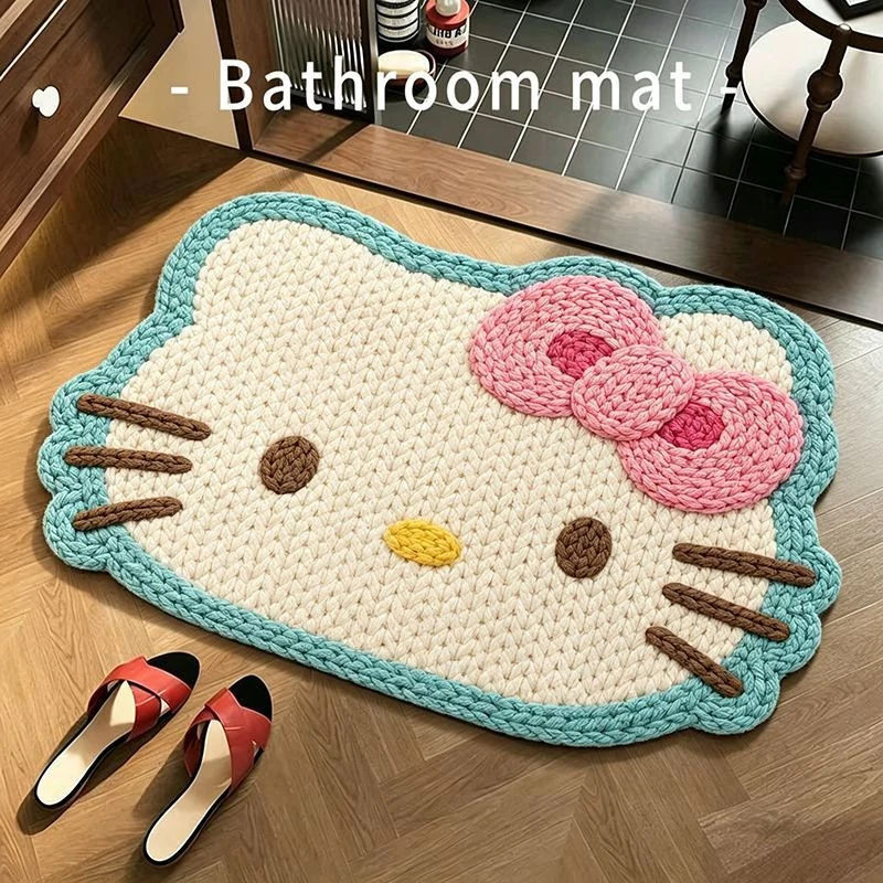 Bärenförmige Plüsch-Badezimmermatte