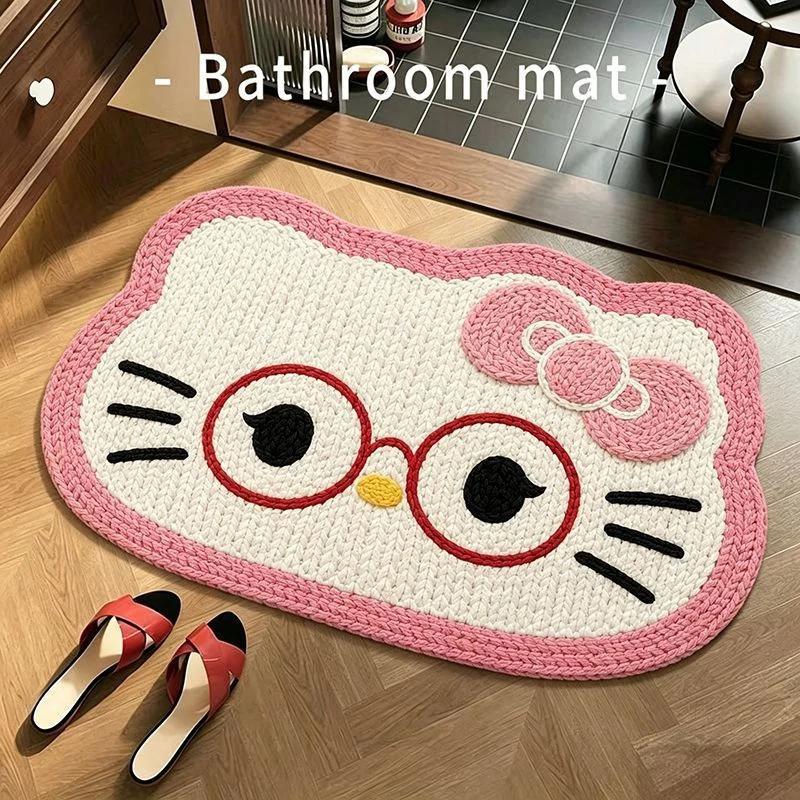 Bärenförmige Plüsch-Badezimmermatte