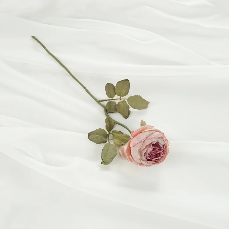 Realistische Seidenrose Blumenstiel 1789937286