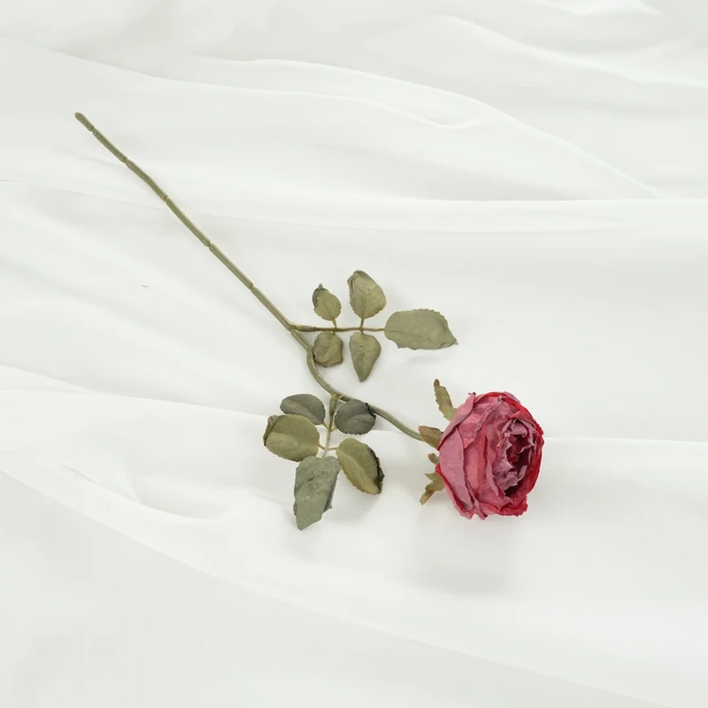 Realistische Seidenrose Blumenstiel 1789937286