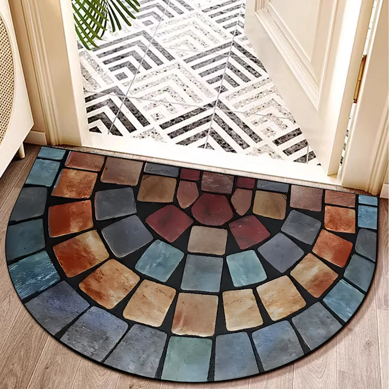 Dekorativer Mosaikbereichsteppich