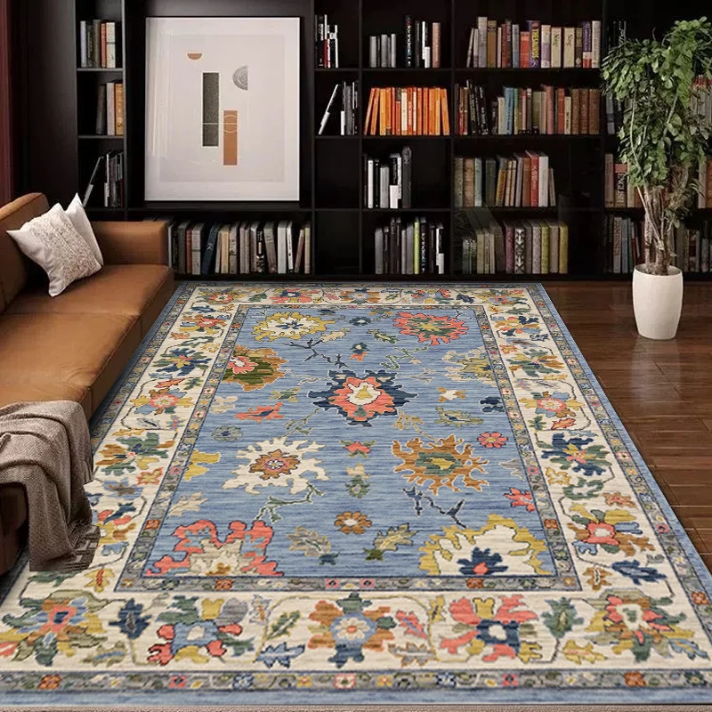 Vintage-inspirierter geometrischer Teppich