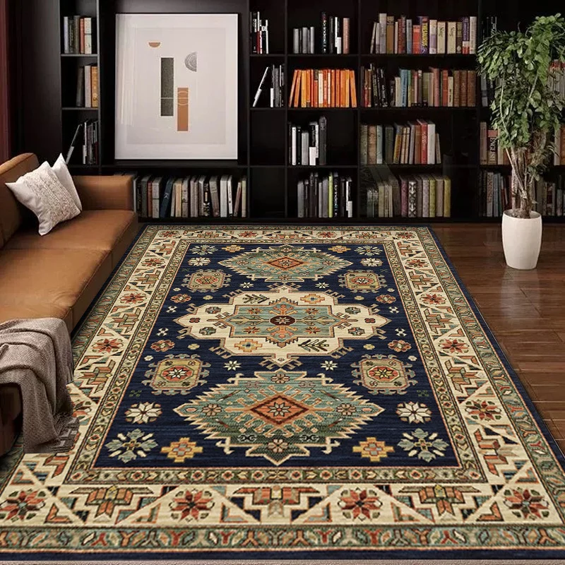 Vintage-inspirierter geometrischer Teppich