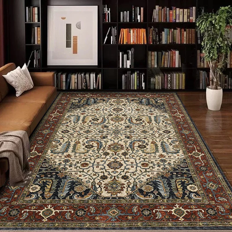 Vintage-inspirierter geometrischer Teppich
