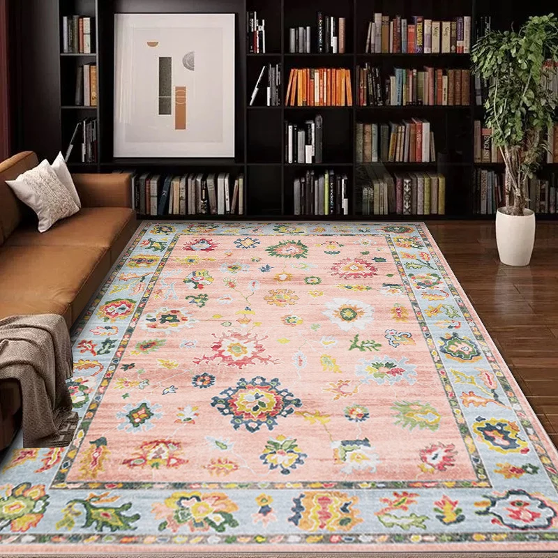 Vintage-inspirierter geometrischer Teppich