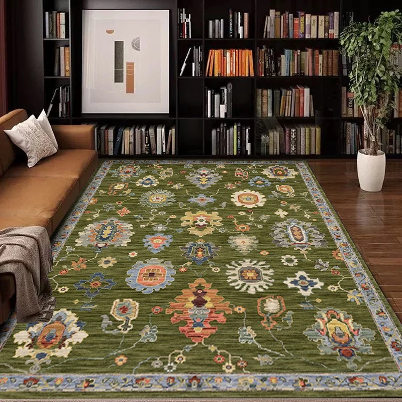 Vintage-inspirierter geometrischer Teppich