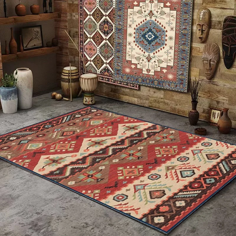 Dekorativer Bohemian-Teppich