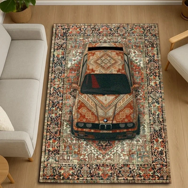 Dekorativer Auto-Themen-Teppich